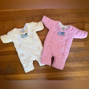 Two Baby Merlin’s Magic Sleepsuits Size L